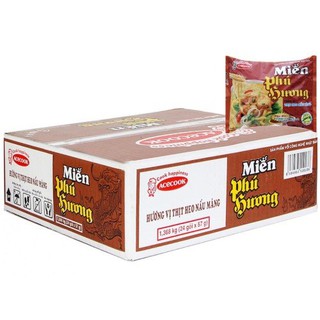 Miến Phú Hương vị thịt heo nấu măng thùng 24 gói x 57g