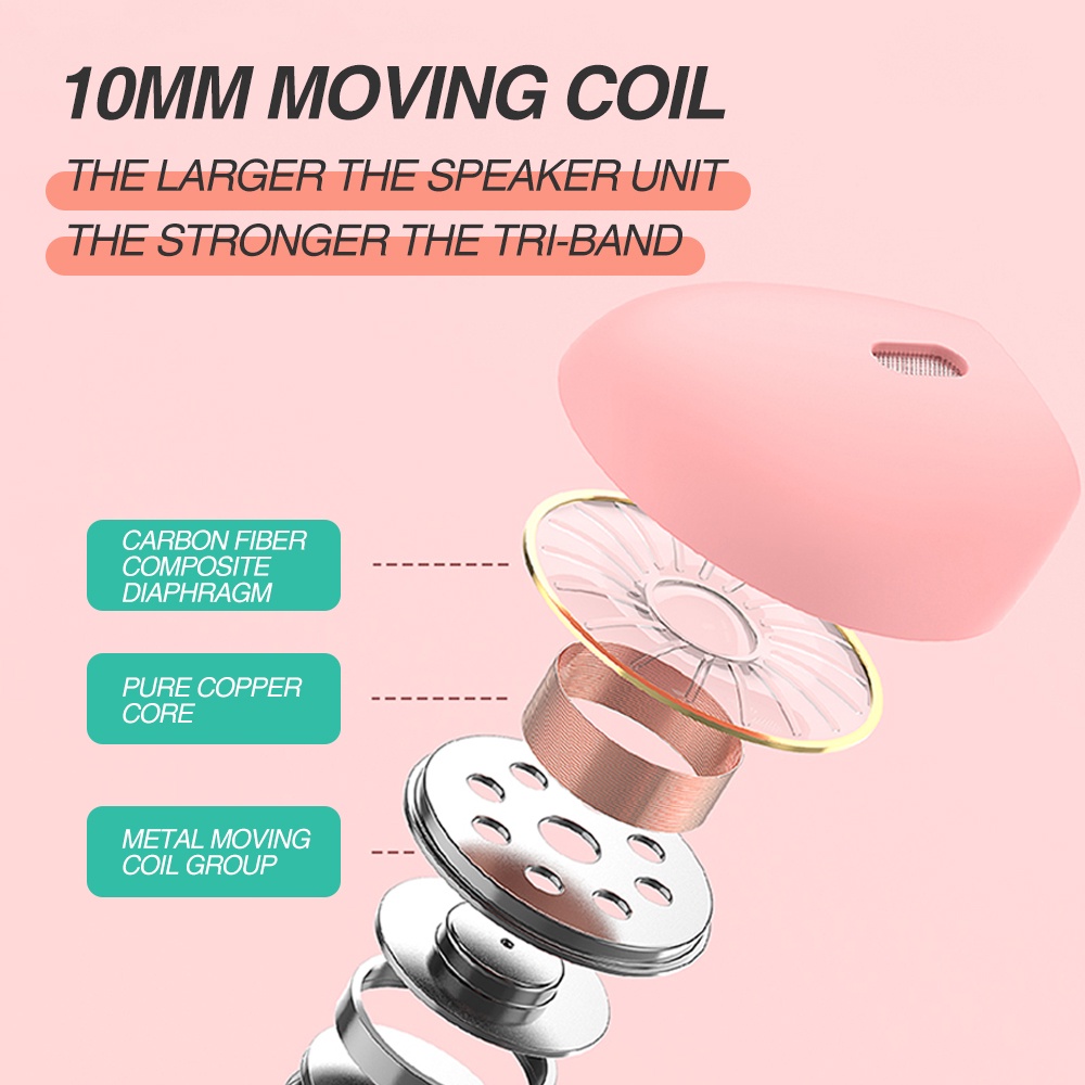 Tai nghe TWS ko dây bluetooth Inpods 12 I12Pro âm thanh HiFi chống thấm nước màu macaron dành cho ip,ĐT táo/Android