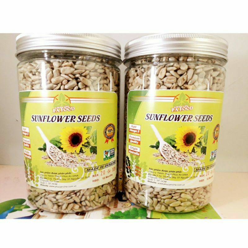 Nhân Hạt Hướng Dương Sấy Rang Chín/ Sống UCRAINA 500 gr 💝FREE SHIP💝 Nhan Hat Huong Duong Hàng Date Mới Liên Tục TPHCM