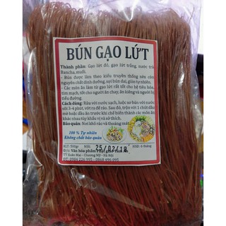 Bún Gạo Lứt Organic gói 500gr