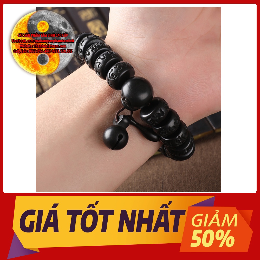 Vòng tay gỗ táo sét đánh cầu an, cầu lộc, trừ tà giải xui