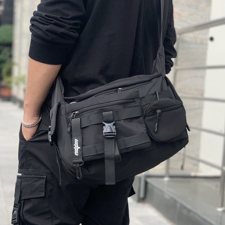 [Mã 2611THTRANG100K hoàn 10% xu đơn 99K] Túi đeo chéo Unisex nam nữ chất vải chống nước cực xịn đính kèm nhiều túi phụ | BigBuy360 - bigbuy360.vn