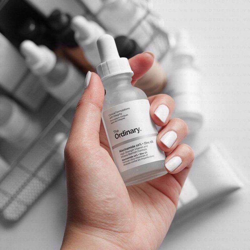 The Ordinary Niacinamide 10% + Zinc 1%, serum tinh chất giảm mụn se khít lỗ chân lông