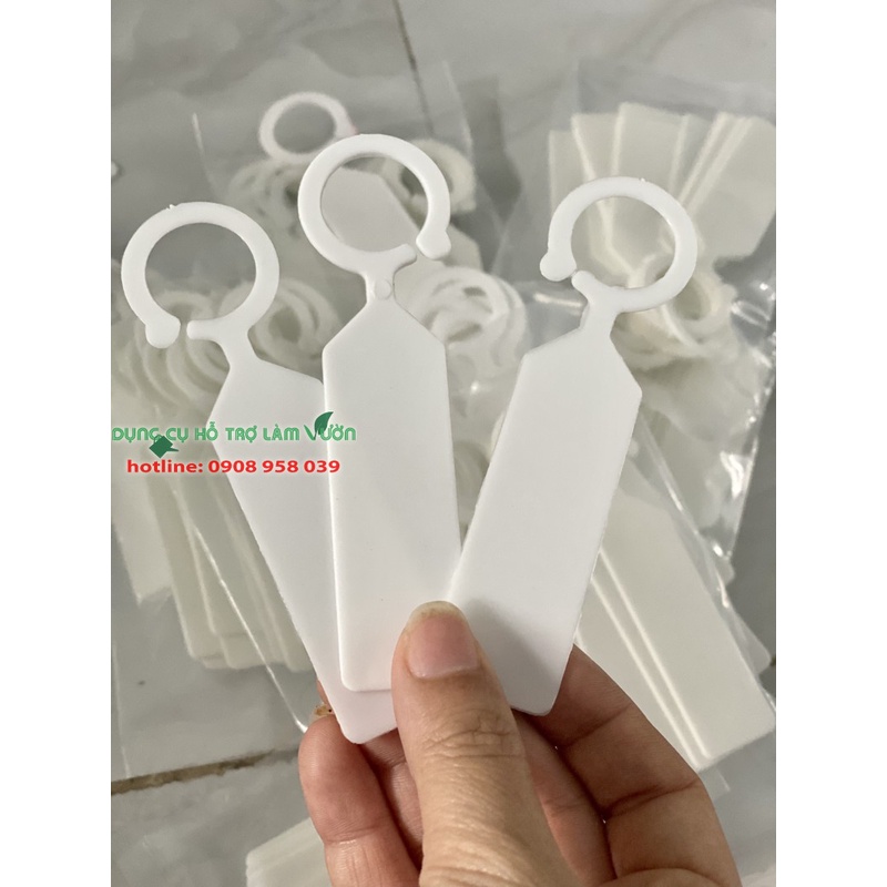 Thẻ ghi tên cây ươm , thời gian thụ phấn của trái set 15 cái