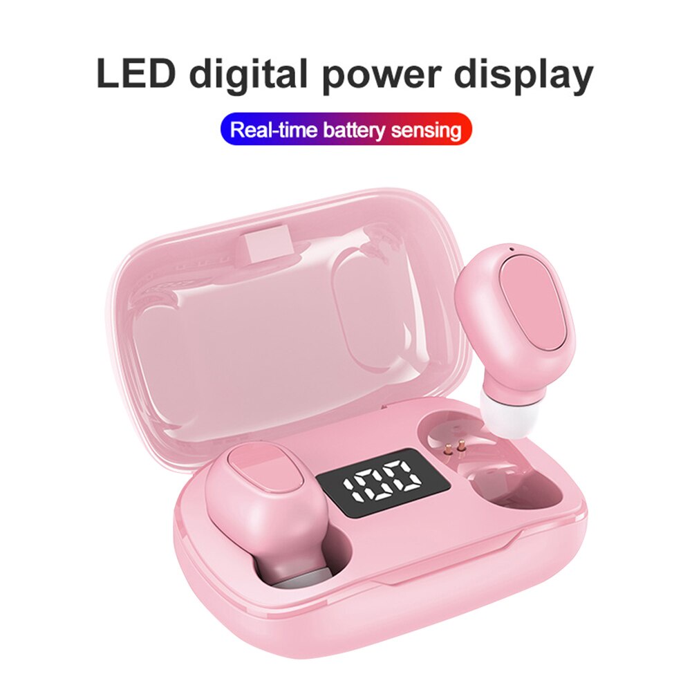 Tai Nghe Nhét Tai Không Dây L21 Pro TWS Kết Nối Bluetooth Chống Thấm Nước Bảo Hành 12 Tháng