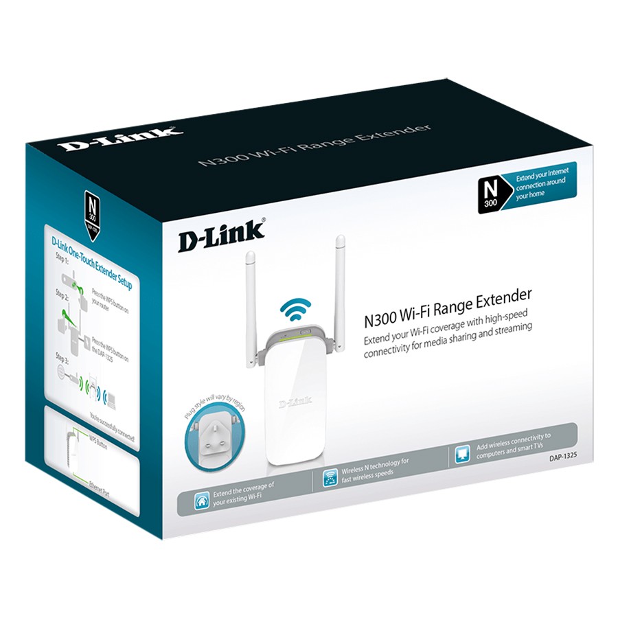 Thiết Bị Tăng Kích Sóng Wireless N300 Range Extender D-LINK DAP-1325