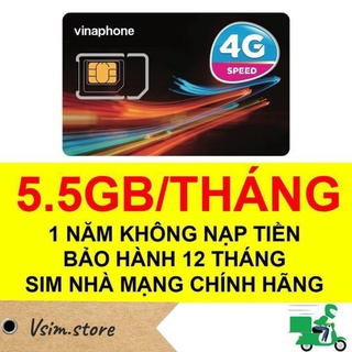SIM 4G D500 Vinaphone Ezcom - Miễn phí data 12 tháng [KHÔNG CẦN NẠP TIỀN]