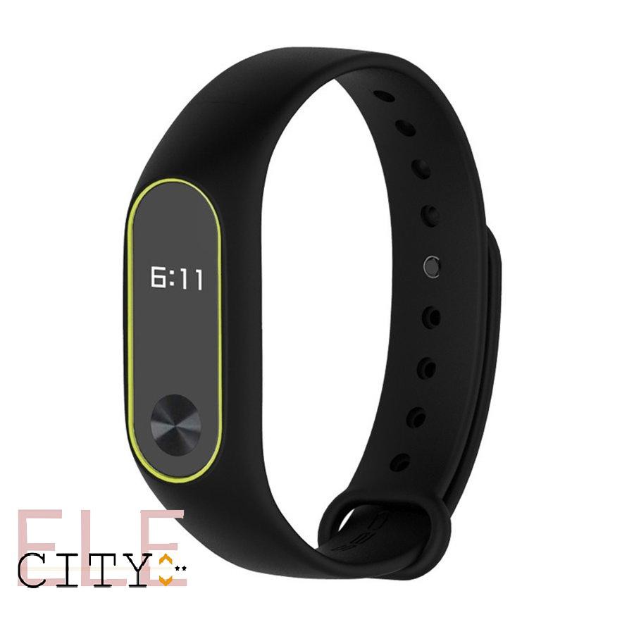 Set 20 Dây Đeo Silicon Thay Thế Cho Đồng Hồ Thông Minh Miband 2 Phiên Bản 8 Màu