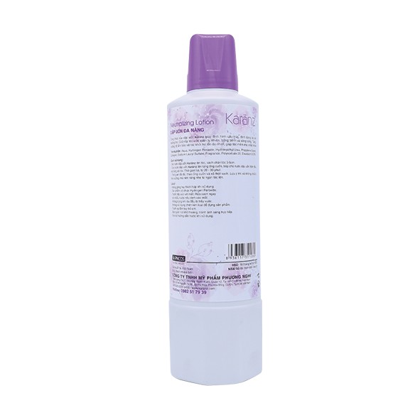 Dập uốn lạnh cao cấp Collagen dưỡng tóc Karanz Collagen Neutralizing Lotion 1000ml