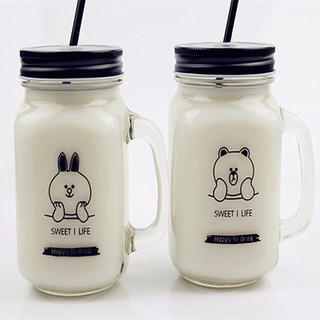 cốc uống nước gấu brown thỏ cony tiện dụng