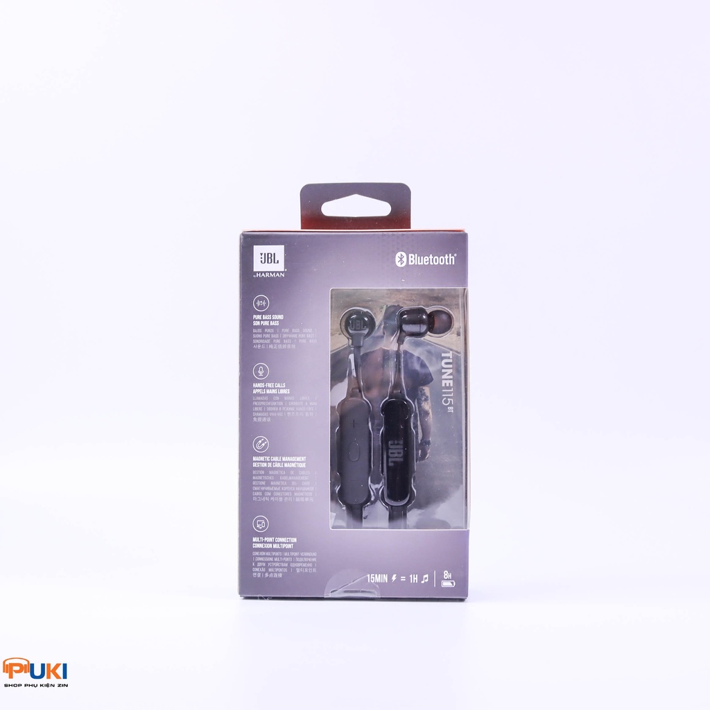 Tai nghe bluetooth JBL tune 115 BT - Tai nghe JBL T115BT chính hãng | Ảnh shop tự chụp |