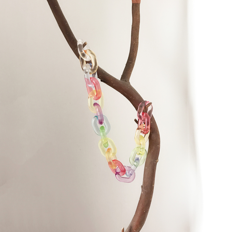 Vòng Tay Thời Trang Màu Cầu Vồng Xinh Xắn