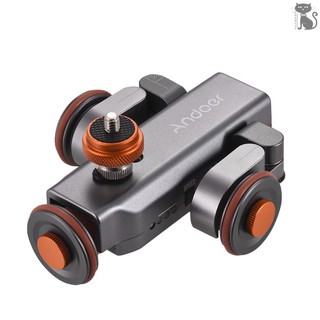 COD☆ Andoer L4 PRO Motorized Camera Video Dolly with Scale Indication Electric Track Slider Wireless