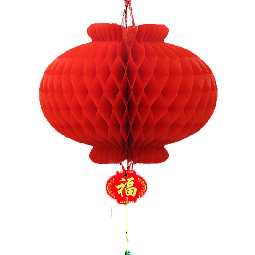 Đèn Lồng Đỏ Chữ Phúc Ninong Chịu Nắng Mưa Trang Trí Lễ Hội 20cm