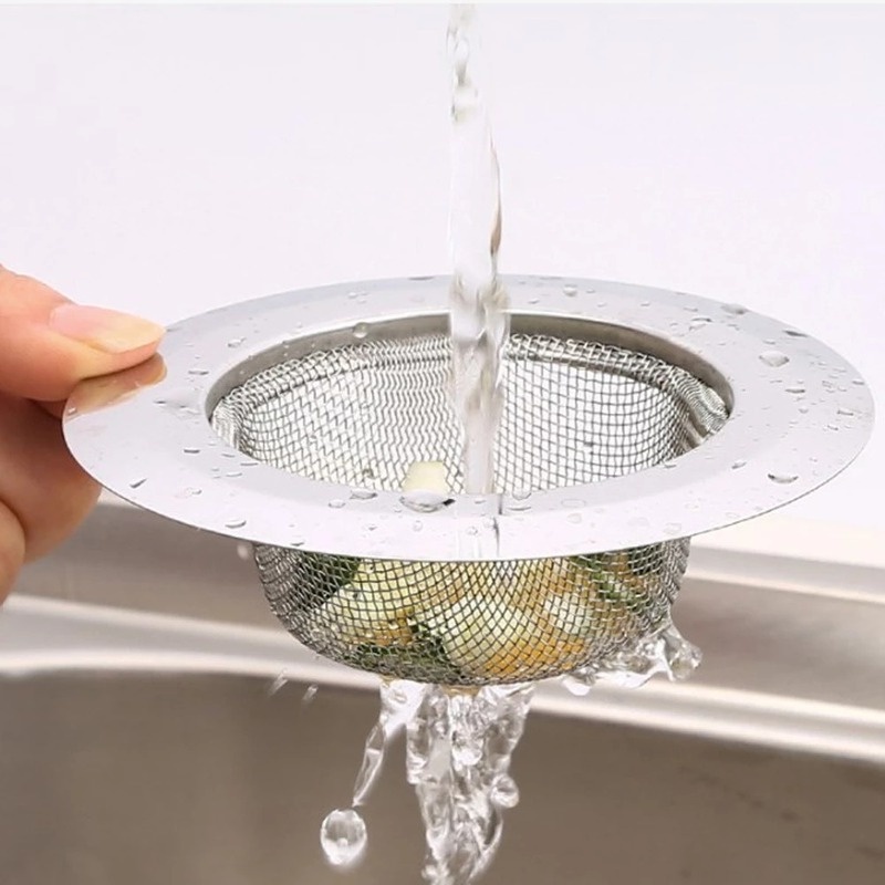 1 Dụng Cụ Lọc Rác Bồn Rửa Chén Bằng Thép Không Gỉ