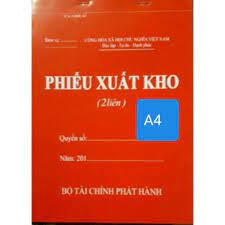 PHIẾU XUẤT KHO - NHẬP KHO A4 2 LIÊN LOẠI DÀY 50 liên