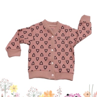 Áo cardigan len tăm mỏng cho bé Avaler