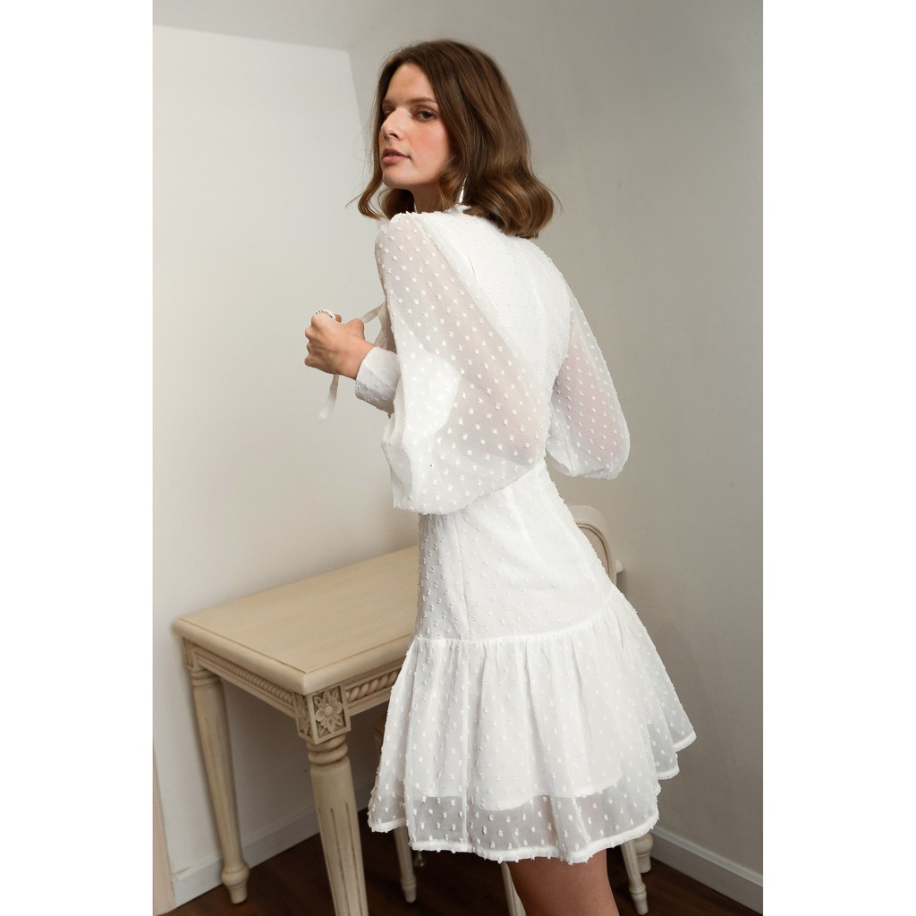 Đầm Kiểu Nữ Bèo Ngực Ba Màu EDINI - D1372 | BigBuy360 - bigbuy360.vn