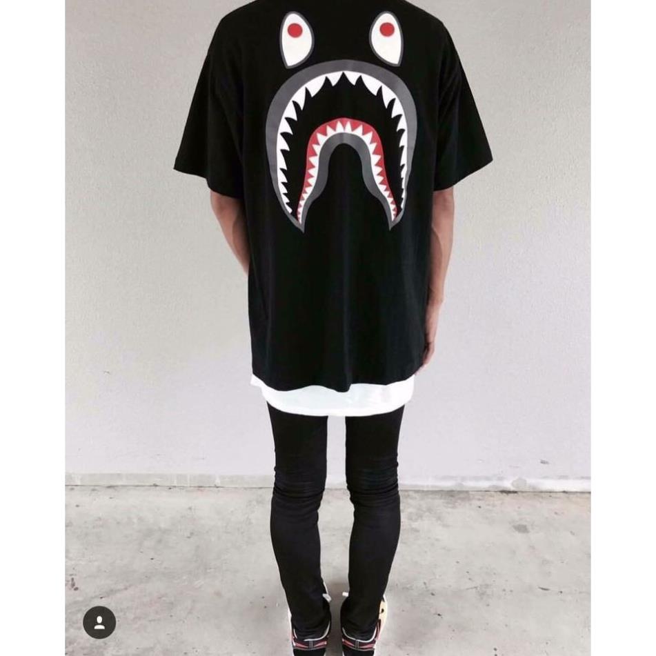 Áo Thun Bape Shark Cá Mập Unisex