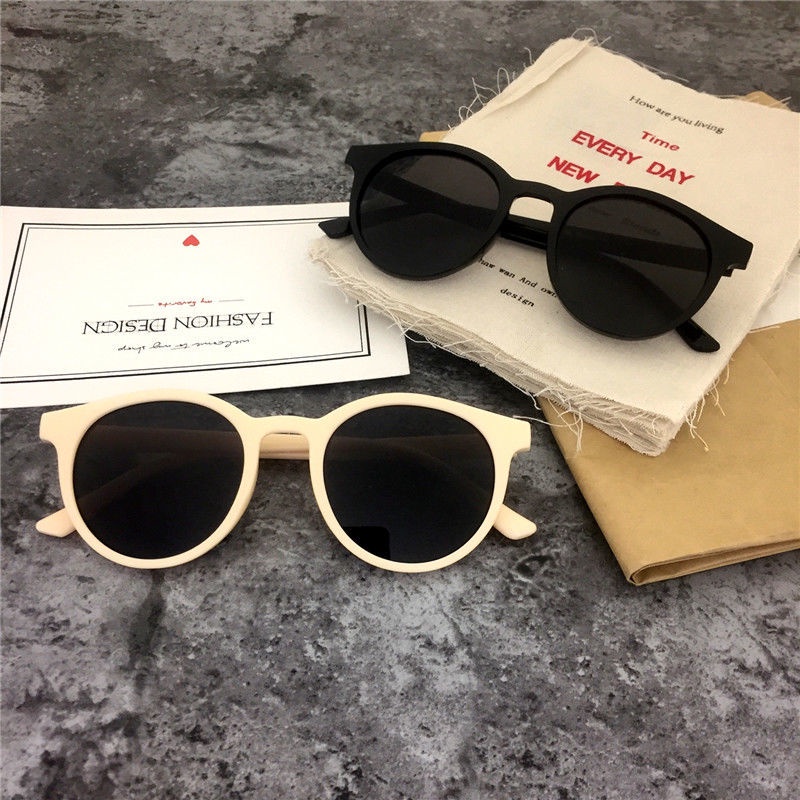 Kính mát COZOKC gọng tròn phong cách cổ điển thời trang Hàn Quốc