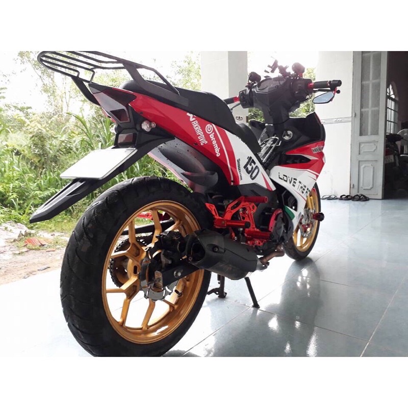 Combo dè chắn bùn sau kèm xi nhan mutyl winner winnerx exciter 150