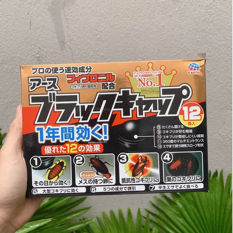 Hộp 12 Diệt Gián Không Gây Độc Hại - Chỉ Có Tác Dụng Với Gián