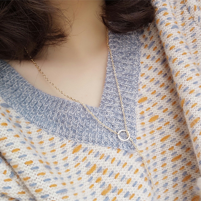 Vòng cổ MàU BạC VàNg ThờI Trang Cho Nữ ZANZEA