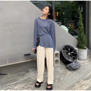Quần culottes xếp ly gân