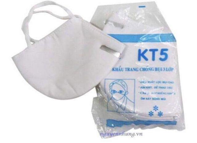 Combo 5 khẩu trang vải Kt5