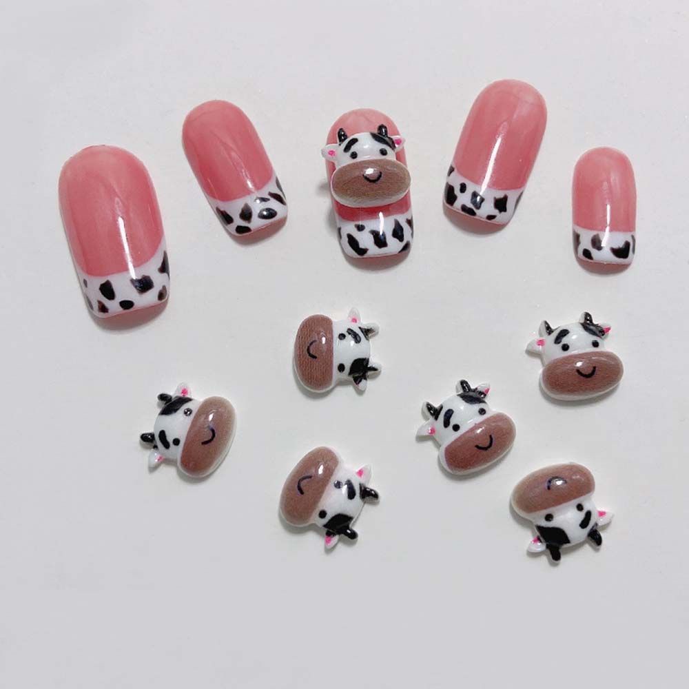 [Hàng mới về] Phụ Kiện Trang Trí Móng Tay DIY Hình Động Vật Hoạt Hình Đáng Yêu