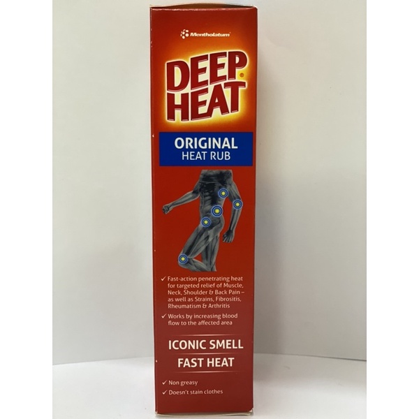 Dầu Xoa Bóp Deep Heat Regular Relief 100g - HÀNG ÚC