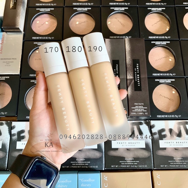 Kem nền FENTY Pro Filt'r Soft Matte Longwear Foundation (Hàng xách tay chính hãng)
