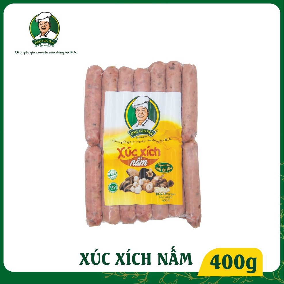 Xúc xích Nấm Ông già IKA 400g