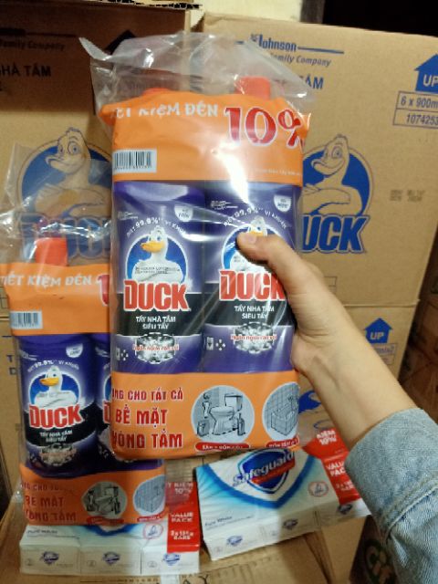 ( HN ) combo 2 chai nước tẩy Bồn cầu Duck 900ml/1 chai