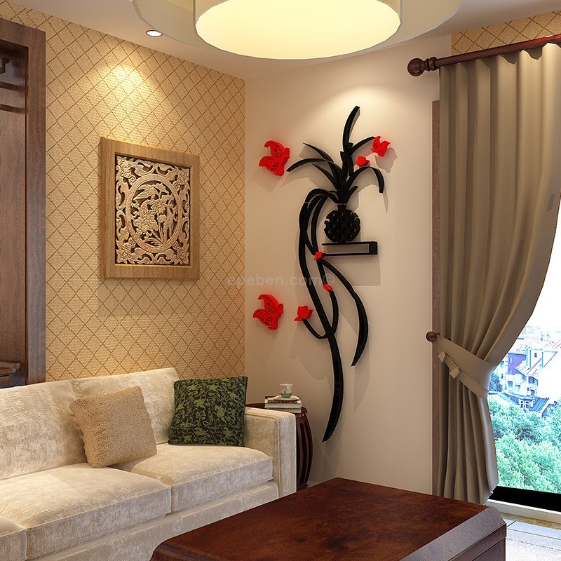 Tranh dán tường mica 3d decor khổ lớn trang trí tường nhà quán ăn, nhà hàng, phòng ngủ, nail Nhiều Size - EPeBen