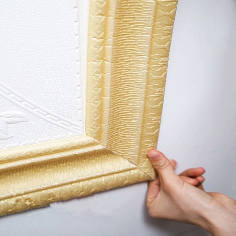 Dải dán trang trí viền tường 3D tự dính chống thấm nước nghệ thuật