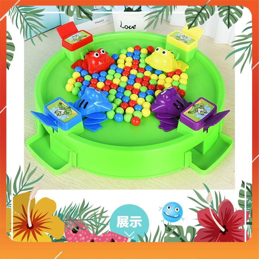 Bộ đồ chơi ếch ăn kẹo nhiều màu 4 người chơi Hungry Frogs - ẾCh ăn đậu