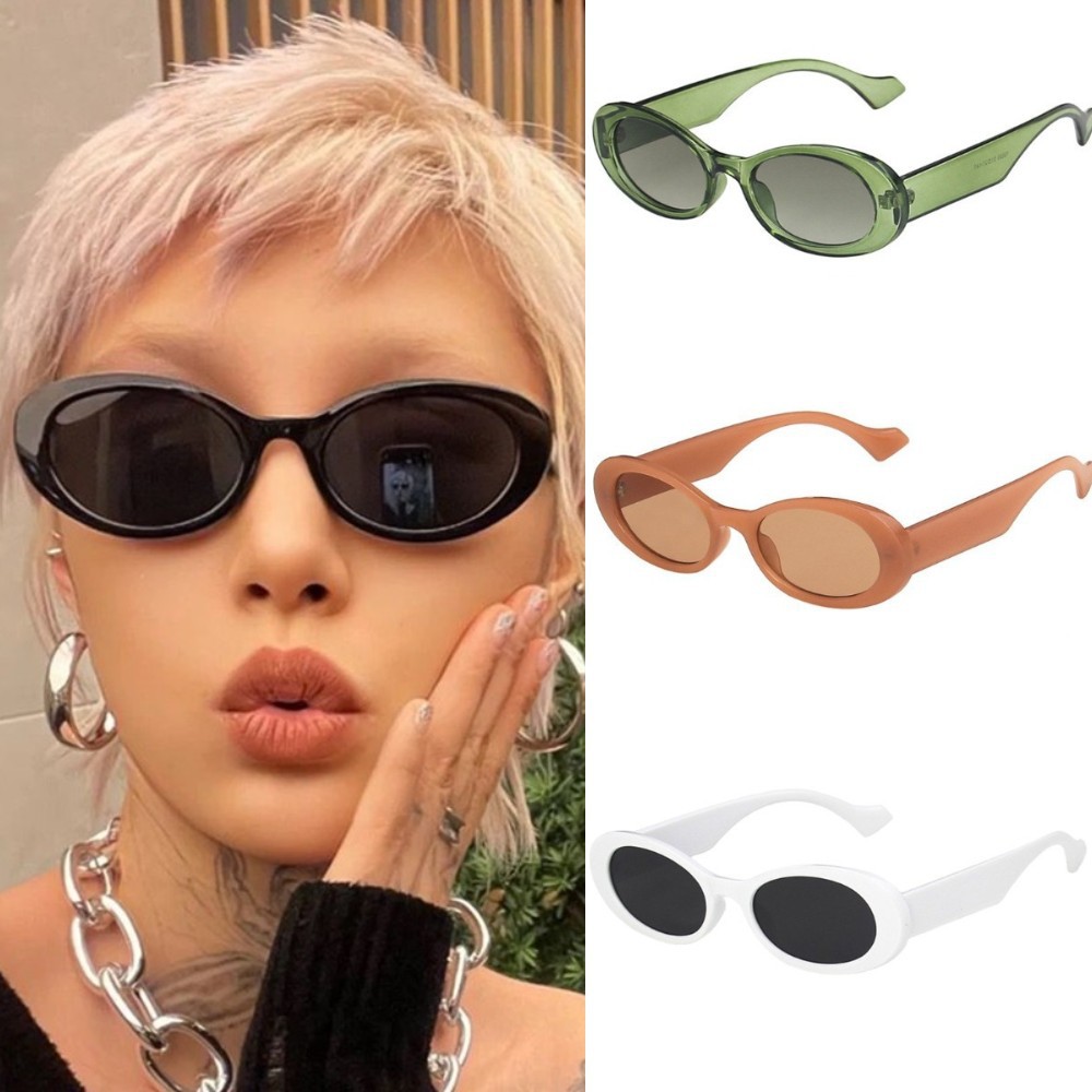 Kính Mát Gọng Oval Phong Cách Âu Mỹ