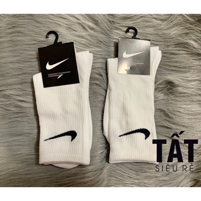 Tất Thể Thao Cao Cổ Nam Nữ Cotton Thoáng Mát Thấm Hút Tốt - Tất Siêu Rẻ