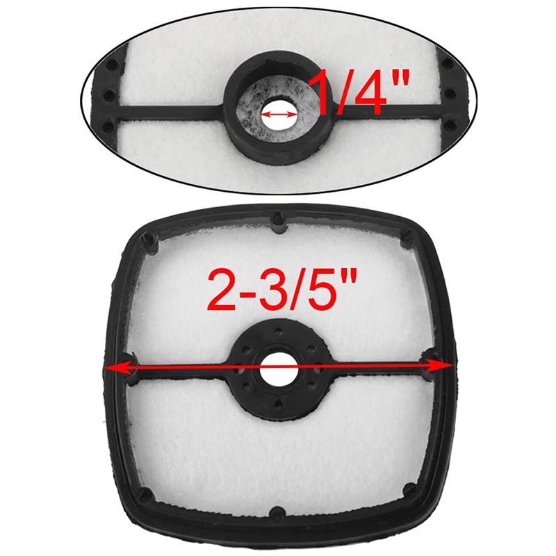 Bộ lọc không khí cho Phù hợp với Máy thổi khí tông đơ Echo Mantis 130310-54130 Srm225 SRM210 HC150 A226001410