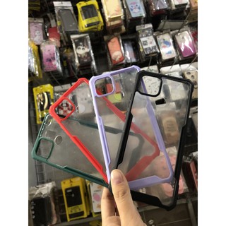 Oppo A15/A15S Ốp lưng viền dẻo lưng trong chống sốc cực đẹp