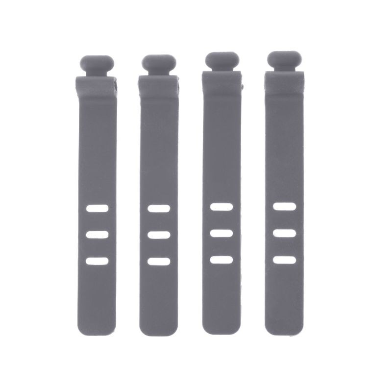 Set 4 Dụng Cụ Giữ Dây Cáp Gọn Gàng Bằng Silicon