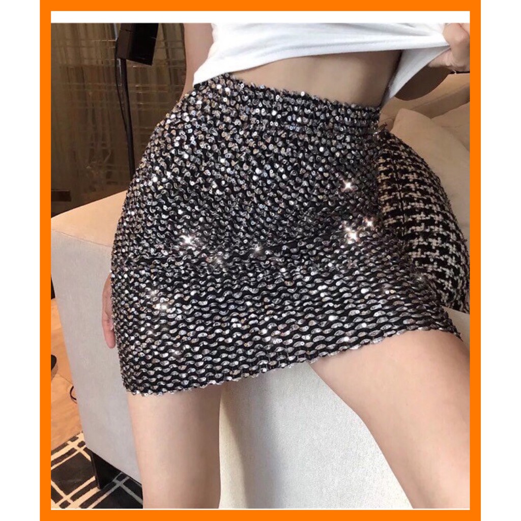 ♥️Chân Váy Sequin BlingBlingFzsize<55kg