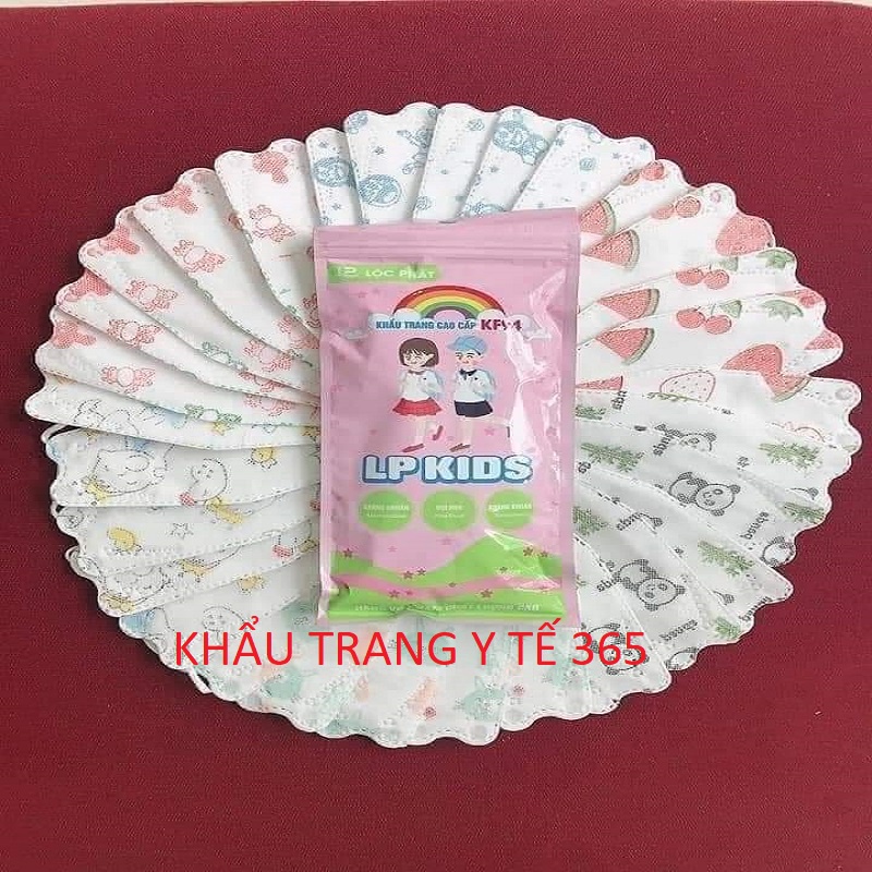 SÉT 10 CHIẾC KHẨU TRANG Y TẾ 4D, KF94 CÁ TRẺ EM LP MASK