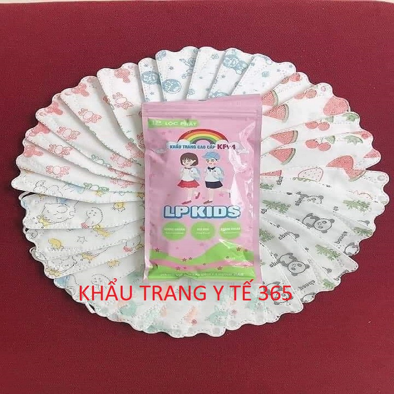 SÉT 10 CHIẾC KHẨU TRANG Y TẾ 4D, KF94 CÁ TRẺ EM LP MASK