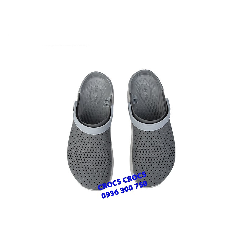 DÉP SỤC C.ROC.S. LITERIDE XỊN ĐÉT CHO CẢ NAM VÀ NỮ MÀU GHI XÁM | BigBuy360 - bigbuy360.vn