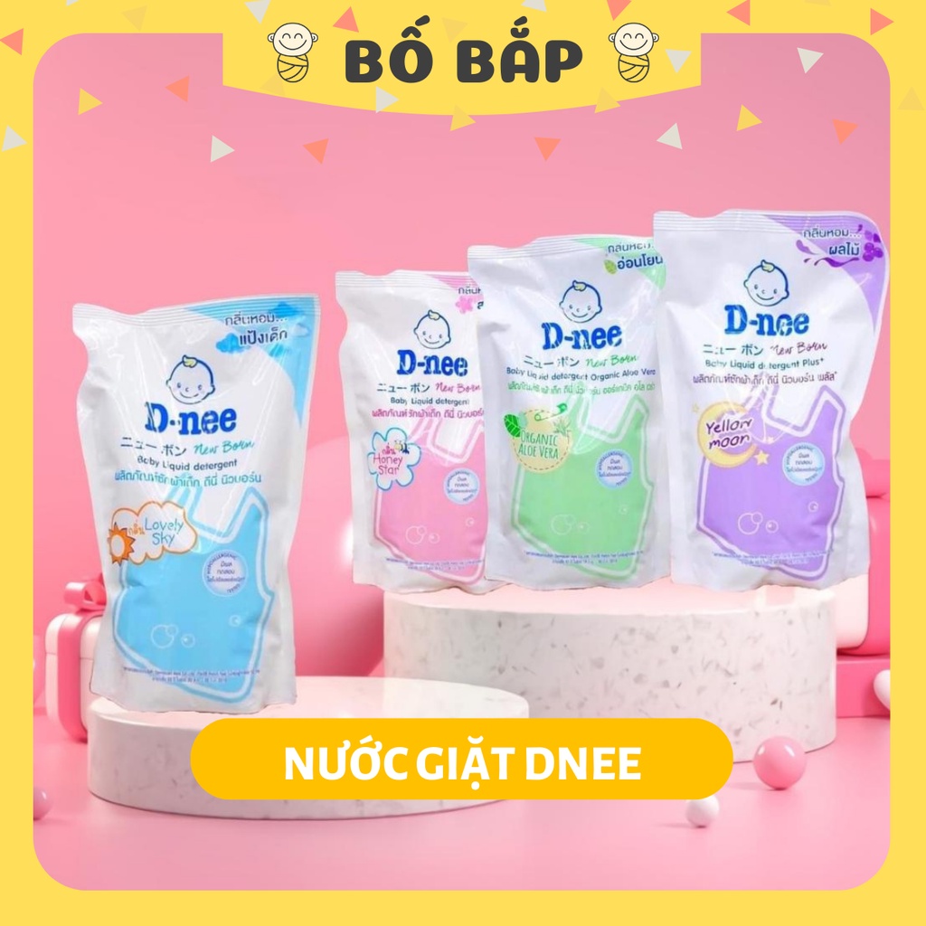 Nước Giặt Dnee ⚡𝟭𝟬𝟬% CHÍNH HÃNG⚡ Cho Bé Sơ Sinh  - Hàng Nội Địa Thái Lan - An Toàn Cho Trẻ Sơ Sinh