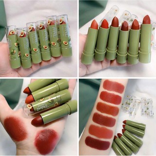 Set 6 cây son thỏi bơ Hengfang Velvet Color