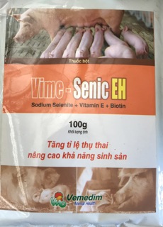 [100g] VIME-Senic EH Tăng tỉ lệ thụ thai, khả năng sinh sản cho gia súc, gia cầm