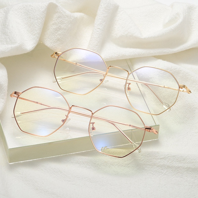 Gọng Kính Cận Nữ Thời Trang [FREESHIP] Kính Vintage Giá Rẻ Chất Liệu Kim Loại -A1 | BigBuy360 - bigbuy360.vn